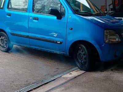 Gebraucht Suzuki Wagon R+ 56 PS (41 kW) 2002 Blau Van / Kleinbus