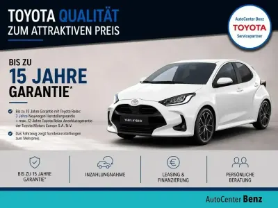 Neu Toyota Yaris 116 PS (85 kW) 2026 Weiß Kleinwagen