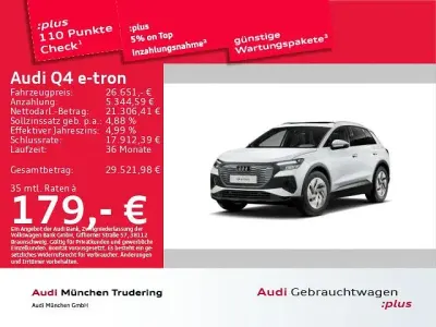 Second-hand Audi Q4 e-tron Ambiente 125 kW (170 CP) 2023 Alb SUV