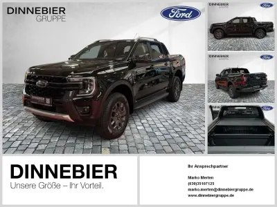 Neu Ford Ranger Wildtrack 205 PS (150 kW) 2026 Agate black metallic Pickup