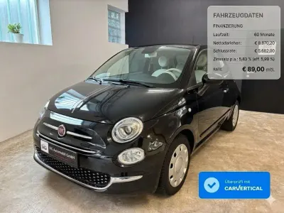 Gebraucht Fiat 500 Lounge 69 PS (50 kW) 2020 Schwarz Kleinwagen