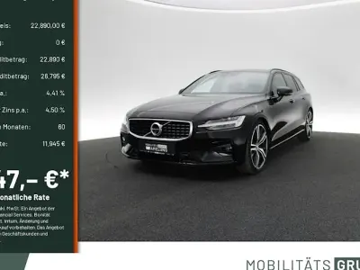 Gebraucht Volvo V60 R-Design 190 PS (139 kW) 2021 Schwarz Kombi