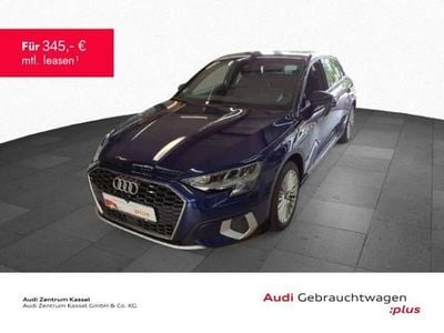 Blau (navarrablau metallic) Gebraucht 2023 Audi A3 Sportback Advanced Plus Kleinwagen | 26.991 € (Fairer Preis)