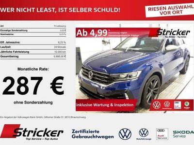 gebraucht VW T-Roc °°R 2.0TSI DSG 287-ohne Anzahlung AHK Pan