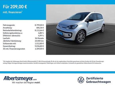 Gebraucht VW up! Cup 75 PS (55 kW) 2013 Silber Kleinwagen
