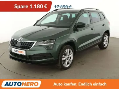 Gebraucht Skoda Karoq Style 150 PS (110 kW) 2018 Grün SUV