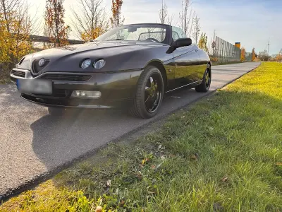 Brugt Alfa Romeo Spider 150 HK (110 kW) 2001 Sort Cabriolet