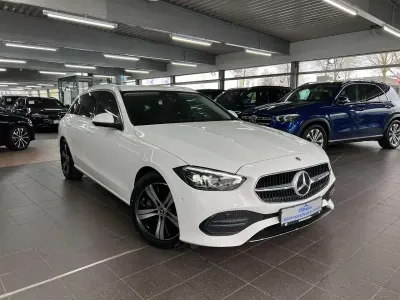 Brugt Mercedes C220 Advanced 197 HK (144 kW) 2023 Hvid Stationcar