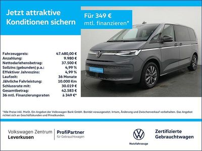 Gebraucht VW Multivan 218 PS (160 kW) 2023 Pure grey Van