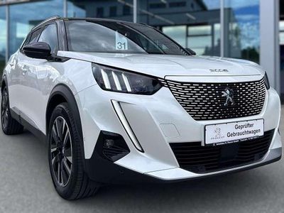 Gebraucht Peugeot e-2008 GT 100 kW (136 PS) 2021 Perlmutt weiß perleffekt SUV