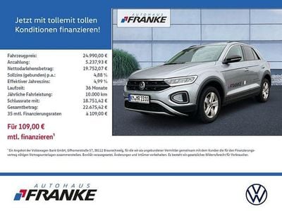 Second-hand VW T-Roc Goal 116 CP (85 kW) 2025 Argintiu SUV