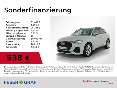 Usata Audi Q3 S-Line 150 CV (110 kW) 2024 Bianco SUV