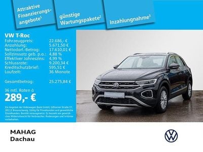 Gebraucht VW T-Roc Style 150 PS (110 kW) 2022 Schwarz SUV