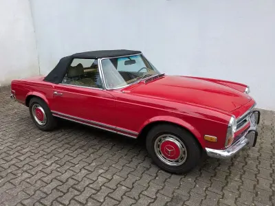 Gebraucht Mercedes SL280 170 PS (125 kW) 1970 Rot Cabrio