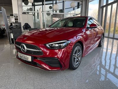 Gebraucht Mercedes C200 AMG 204 PS (150 kW) 2024 Patagonienrot  metalliclack Limousine