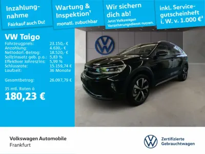 Gebraucht VW Taigo Style 116 PS (85 kW) 2024 Schwarz SUV