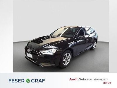 Mythosschwarz metallic Gebraucht 2024 Audi A4 Basis Kombi | 31.450 € (Fairer Preis)