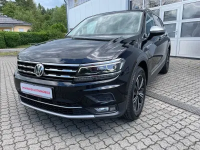 Gebraucht VW Tiguan Allspace Highline 150 PS (110 kW) 2018 Schwarz SUV
