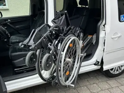 Gebraucht VW Caddy Highline 131 PS (96 kW) 2018 Weiß Van / Kleinbus