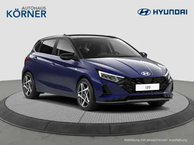 Neu Hyundai i20 Prime 90 PS (66 kW) 2026 Vibrant blue/ phantom black Kleinwagen
