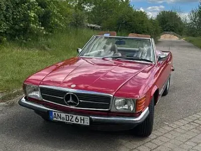 Gebraucht Mercedes SL450 225 PS (165 kW) 1974 Rot Cabrio