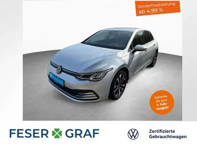 Brugt VW Golf VIII United 131 HK (96 kW) 2021 Sølv Hatchback