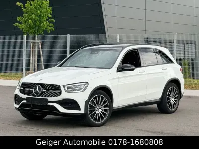 Gebraucht Mercedes GLC220 AMG line 194 PS (142 kW) 2020 Weiß SUV