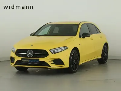 Używany Mercedes A250 AMG 218 KM (160 kW) 2020 Żółty Sedan/Limuzyna