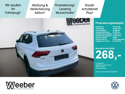 Gebraucht VW Tiguan Allspace Life 150 PS (110 kW) 2023 Weiß SUV