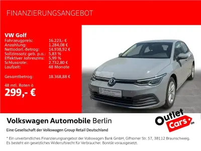 Gebraucht VW Golf VIII Life 110 PS (80 kW) 2021 Mondsteingrau Limousine