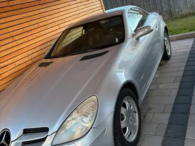 Gebraucht Mercedes SLK200 163 PS (119 kW) 2005 Silber Cabrio