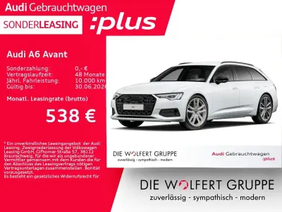 Gebraucht Audi A6 Advanced Plus 299 PS (219 kW) 2025 Gletscherweiß metallic Kombi