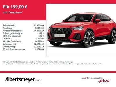 Usata Audi Q3 Sportback S-Line 110 CV (80 kW) 2025 Rosso SUV