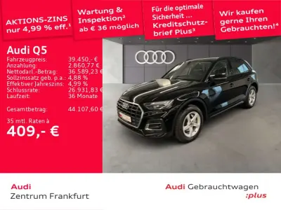 Używany Audi Q5 Basis 204 KM (150 kW) 2024 Czarny SUV