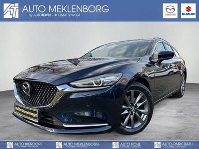 Mitternachtsblau metallic Gebraucht 2020 Mazda 6 Exclusive Kombi | 21.990 € (Fairer Preis)