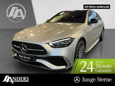 Brugt Mercedes C220 AMG 197 HK (144 kW) 2024 Sølv Stationcar
