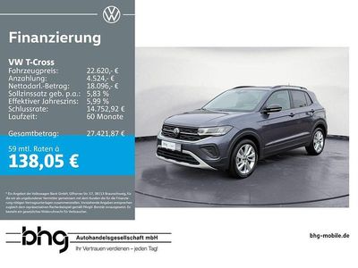 Gebraucht VW T-Cross Life 116 PS (85 kW) 2025 Grau SUV