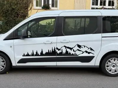 Gebraucht Ford Tourneo 120 PS (88 kW) 2016 Weiß Van / Kleinbus