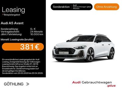 Gebraucht Audi A5 Ambiente 204 PS (150 kW) 2025 Gletscherweiß metallic Kombi