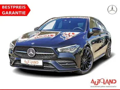 Gebraucht Mercedes CLA200 AMG line 163 PS (119 kW) 2021 Schwarz Coupé
