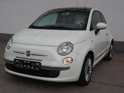 Gebraucht Fiat 500 Lounge 86 PS (63 kW) 2011 Weiß Kleinwagen