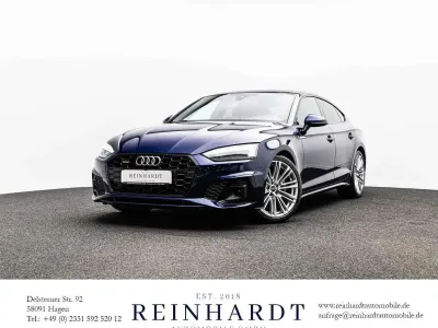 Używany Audi A5 Sportback S-Line 204 KM (150 kW) 2022 Niebieski Hatchback