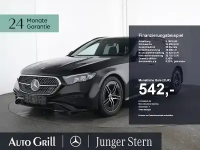 Gebraucht Mercedes E220 AMG 197 PS (144 kW) 2025 Metalliclack obsidianschwarz metallic Kombi