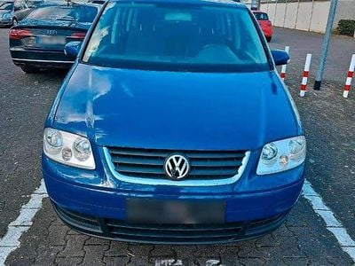 Gebraucht VW Touran 77 PS (56 kW) 2006 Blau Van / Kleinbus