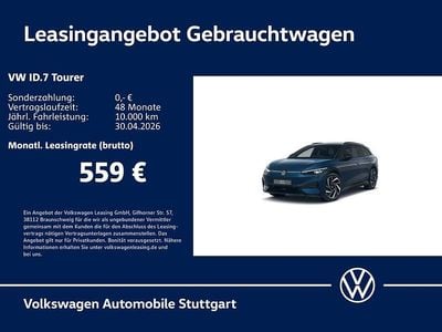 Gebraucht VW ID.7 Pro 210 kW (286 PS) 2025 Aquamarinblau metallic/schwarz Kombi