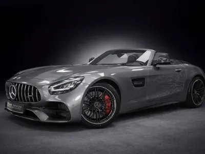 Gebraucht Mercedes AMG GT AMG 557 PS (409 kW) 2021 Selenitgrau metallic (metallic) Cabrio