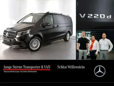 Begagnad Mercedes V220 Style 163 HK (119 kW) 2024 Svart Minibuss