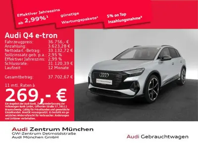 Gebraucht Audi Q4 e-tron Ambiente 219 kW (299 PS) 2023 Florettsilber metallic SUV