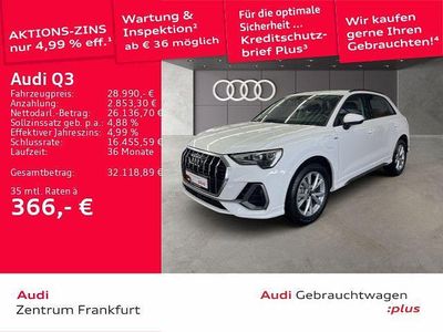 Gebraucht Audi Q3 S-Line 245 PS (180 kW) 2022 Weiß SUV