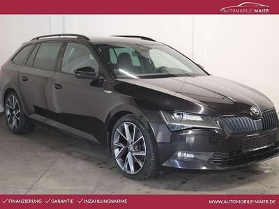 Brugt Skoda Superb SportLine 190 HK (139 kW) 2019 Sort Stationcar